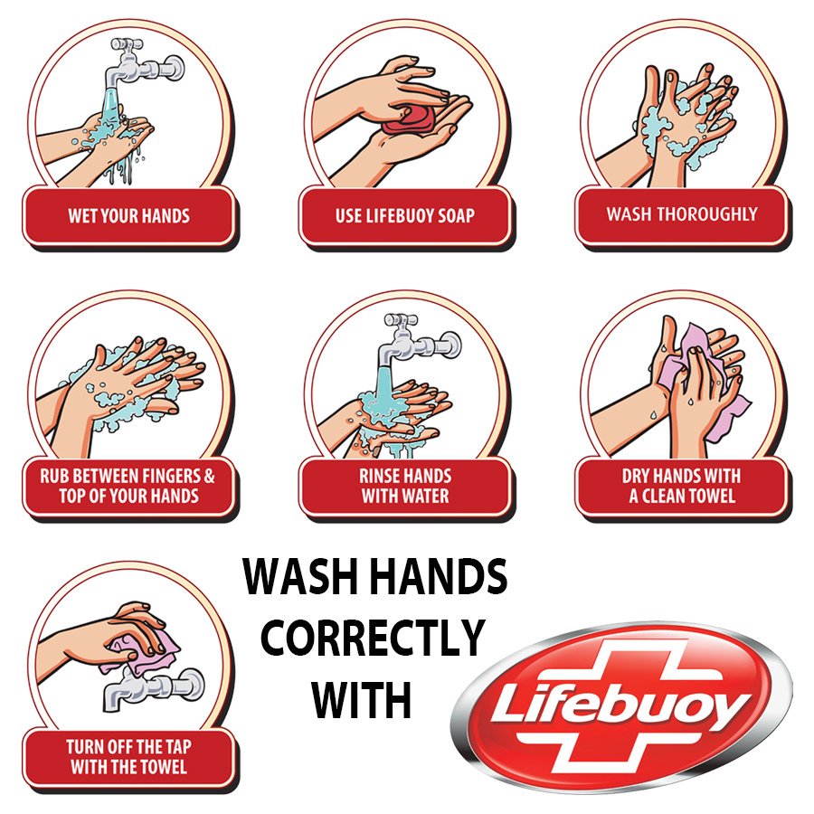 hand washing technique lifebuoy