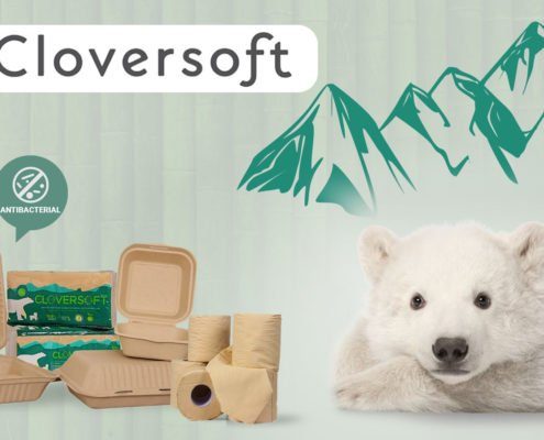 CloverSoft eco friendly tissues